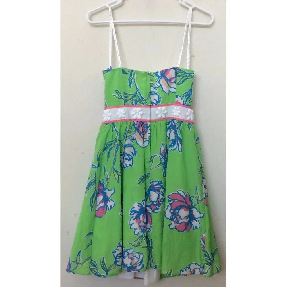 Lilly Pulitzer Langley Multi-Color Strapless Beaded Mini Dress Size 2 EUC! $258. - Picture 9 of 9